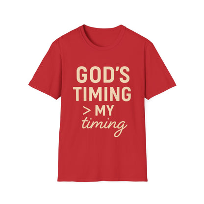God's Timing Is Perfect Tee - Unisex Christian Shirt