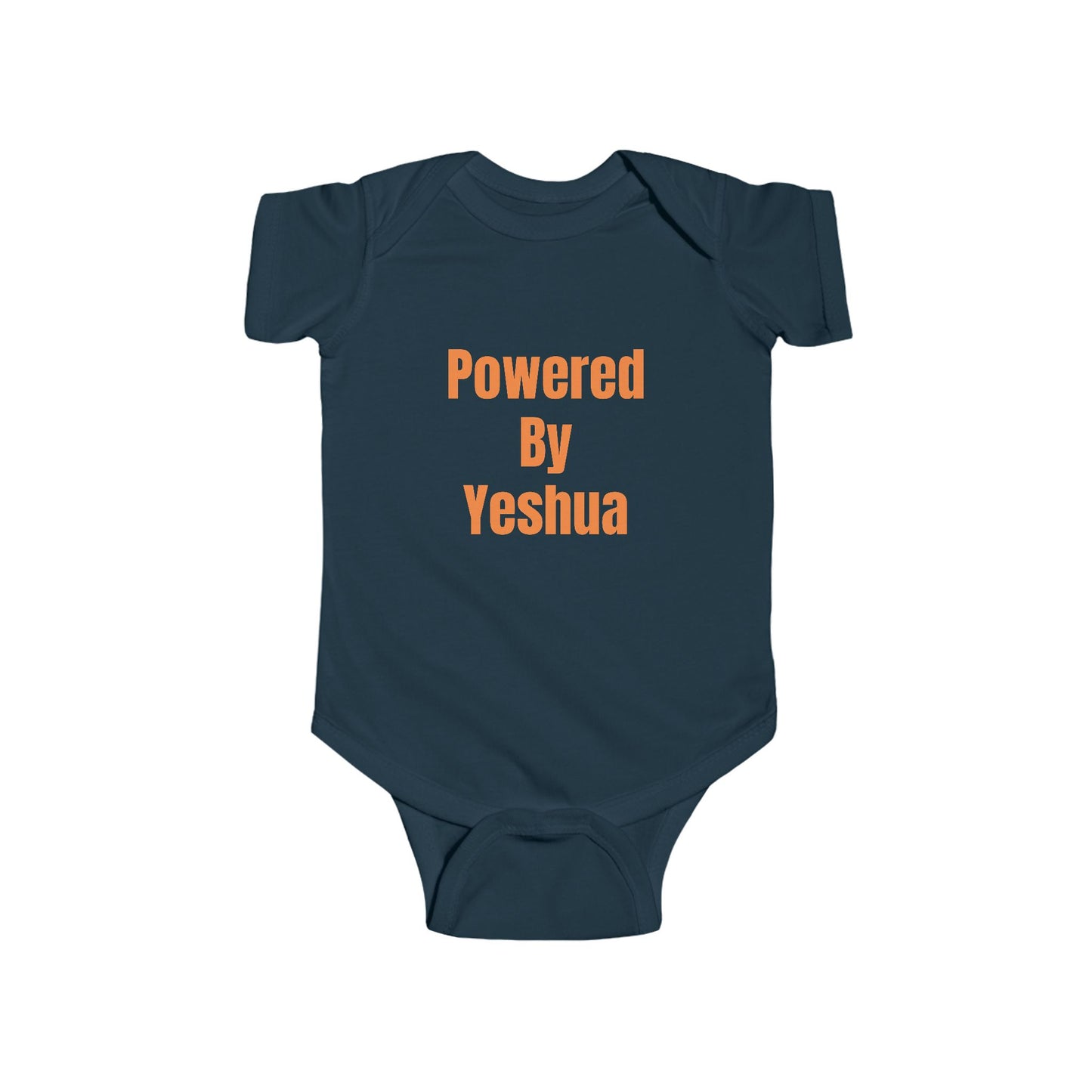 Powered By Yeshua - Christian Baby Onesie