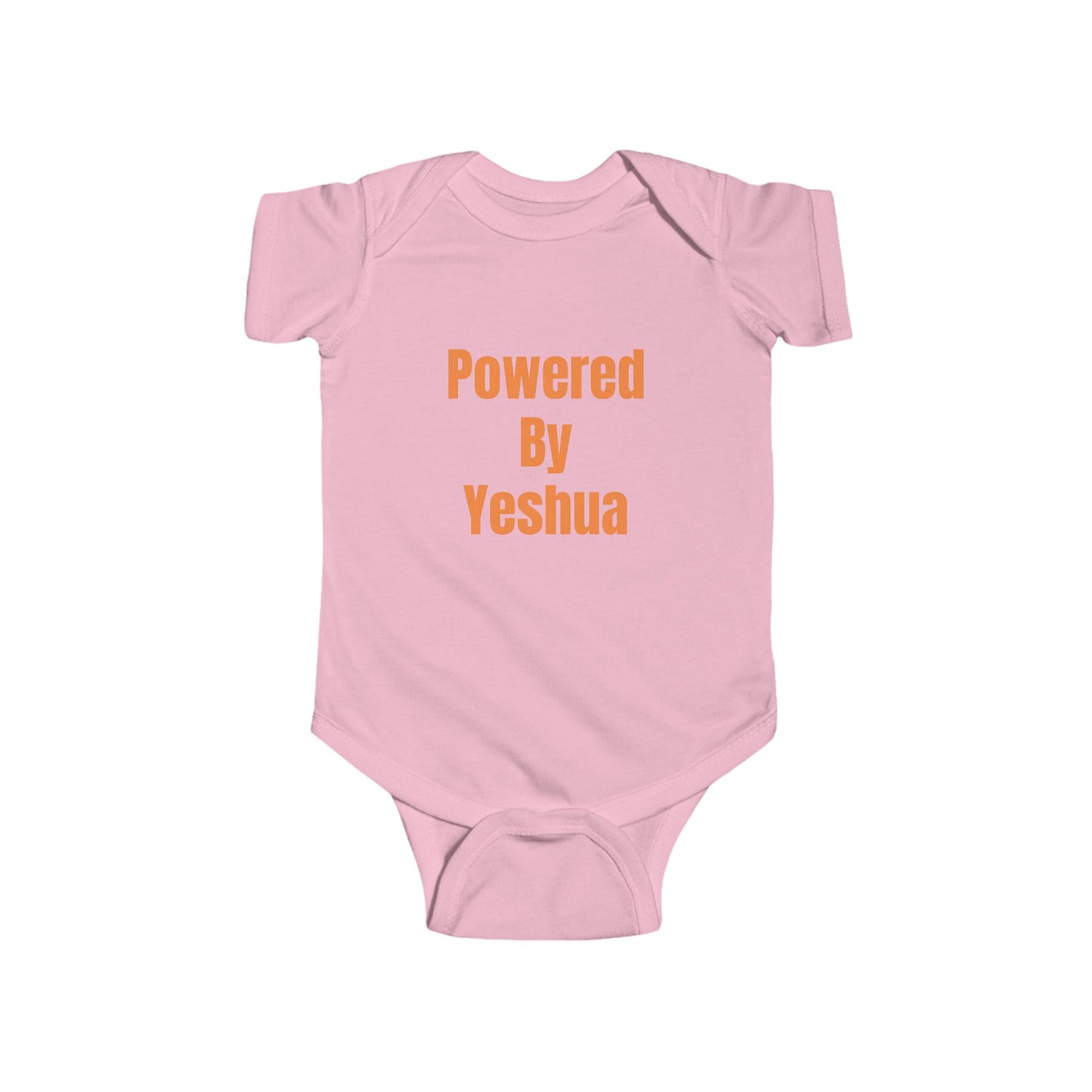 Powered By Yeshua - Christian Baby Onesie