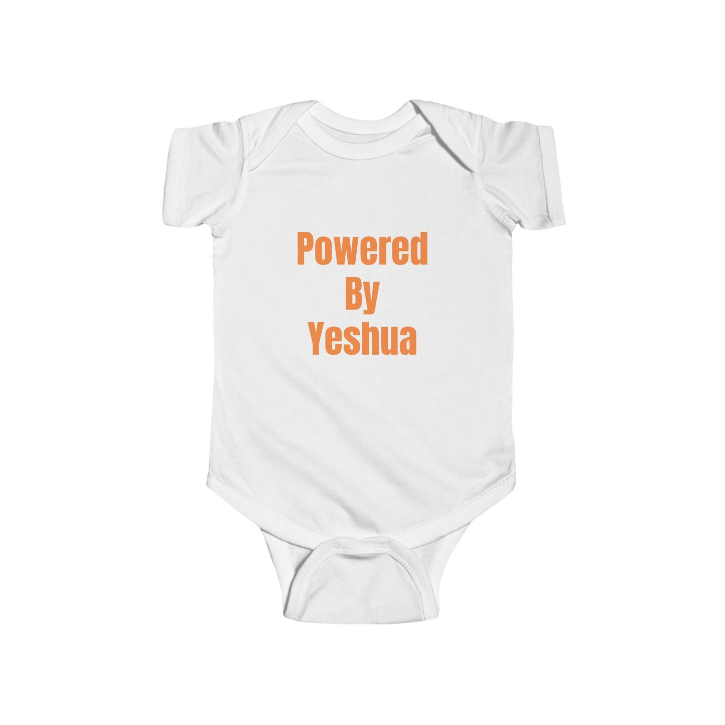 Powered By Yeshua - Christian Baby Onesie
