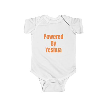 Powered By Yeshua - Christian Baby Onesie