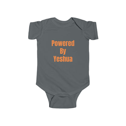 Powered By Yeshua - Christian Baby Onesie