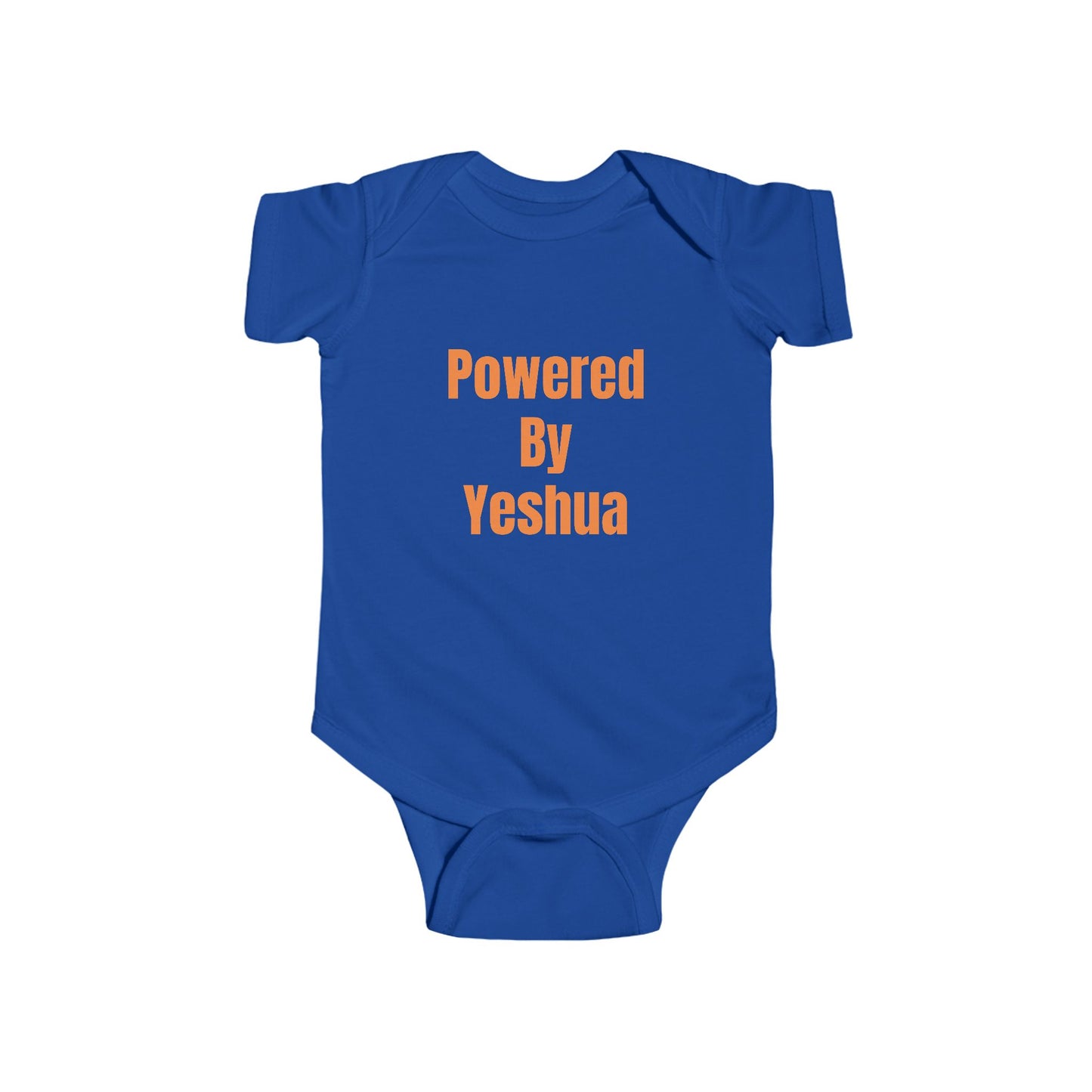 Powered By Yeshua - Christian Baby Onesie