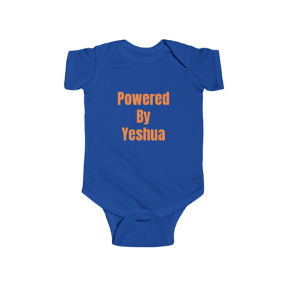 Powered By Yeshua - Christian Baby Onesie