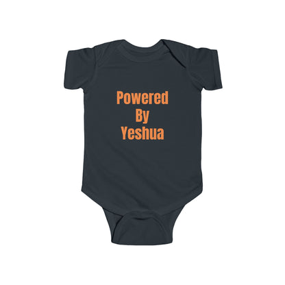 Powered By Yeshua - Christian Baby Onesie