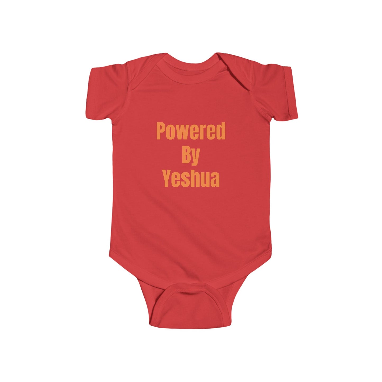 Powered By Yeshua - Christian Baby Onesie