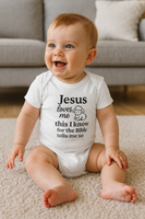 Jesus Loves Me - Christian Baby Onesie