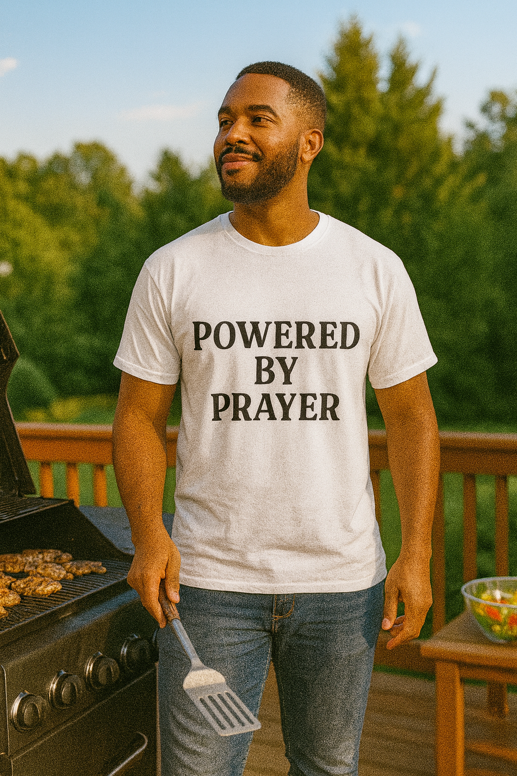 Prayer Powered Tee - Faith Driven Comfort Tee