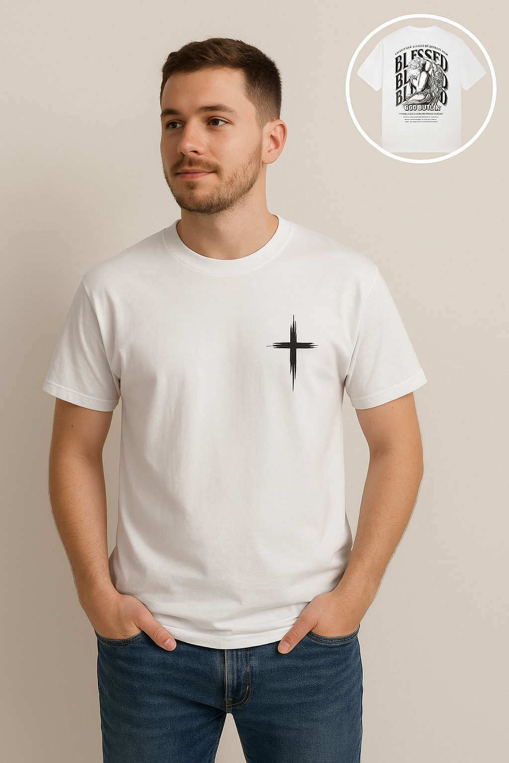 Blessed & Bold Christian T-Shirt – Soft Unisex Tee for Faith, Comfort & Everyday Wear | Gather & Co. LLC
