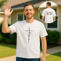 Faith-Inspired Cross T-Shirt – Soft Unisex Christian Tee for Everyday Wear | Gather & Co. LLC