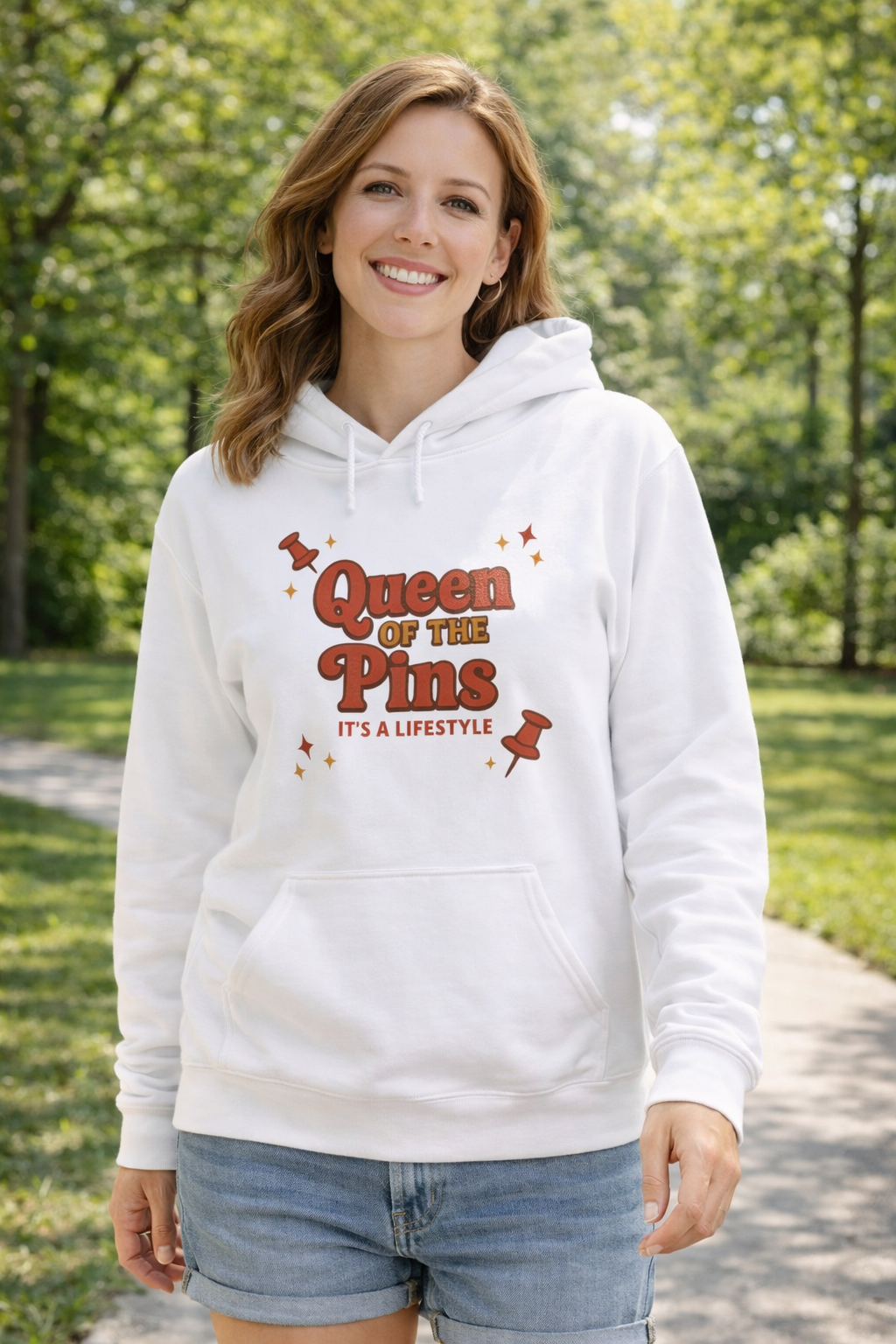 Queen of the Pins Hoodie — Retro Shirt "It's a Lifestyle" Multiple Colors Available