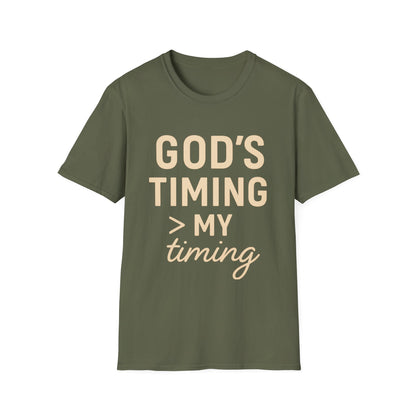 God's Timing Is Perfect Tee - Unisex Christian Shirt