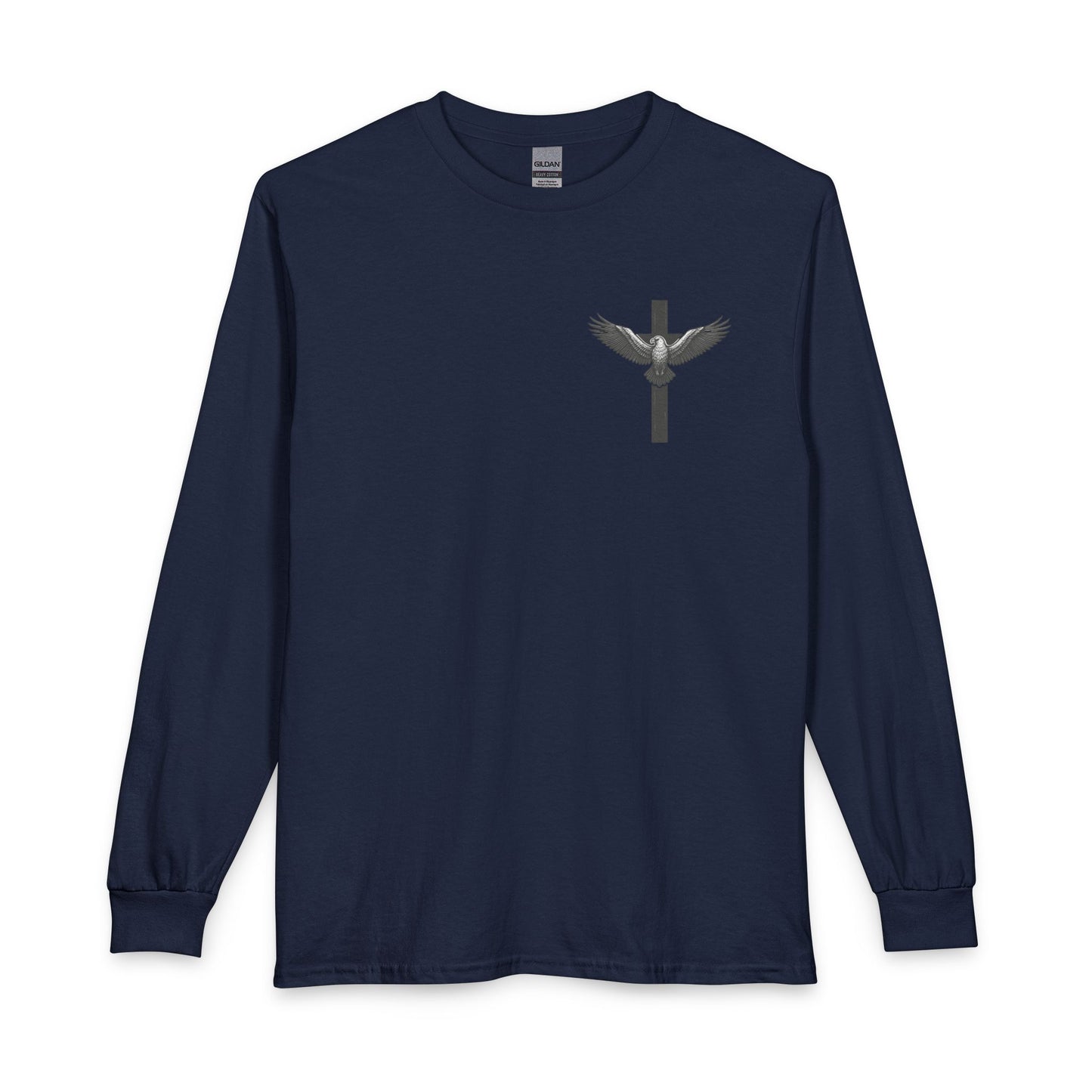 Under His Wings Long-Sleeve Christian T-Shirt for Men & Women – Psalm 91:4 Faith Shirt | Gather & Co. LLC