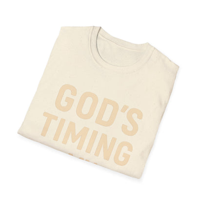 God's Timing Is Perfect Tee - Unisex Christian Shirt