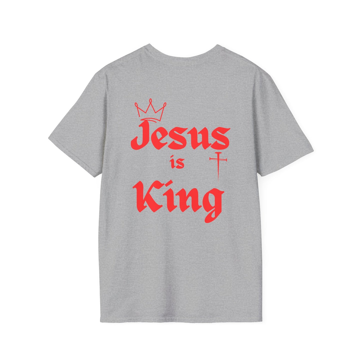 Christian Cross T-Shirt — 'Jesus is King' Graphic Tee