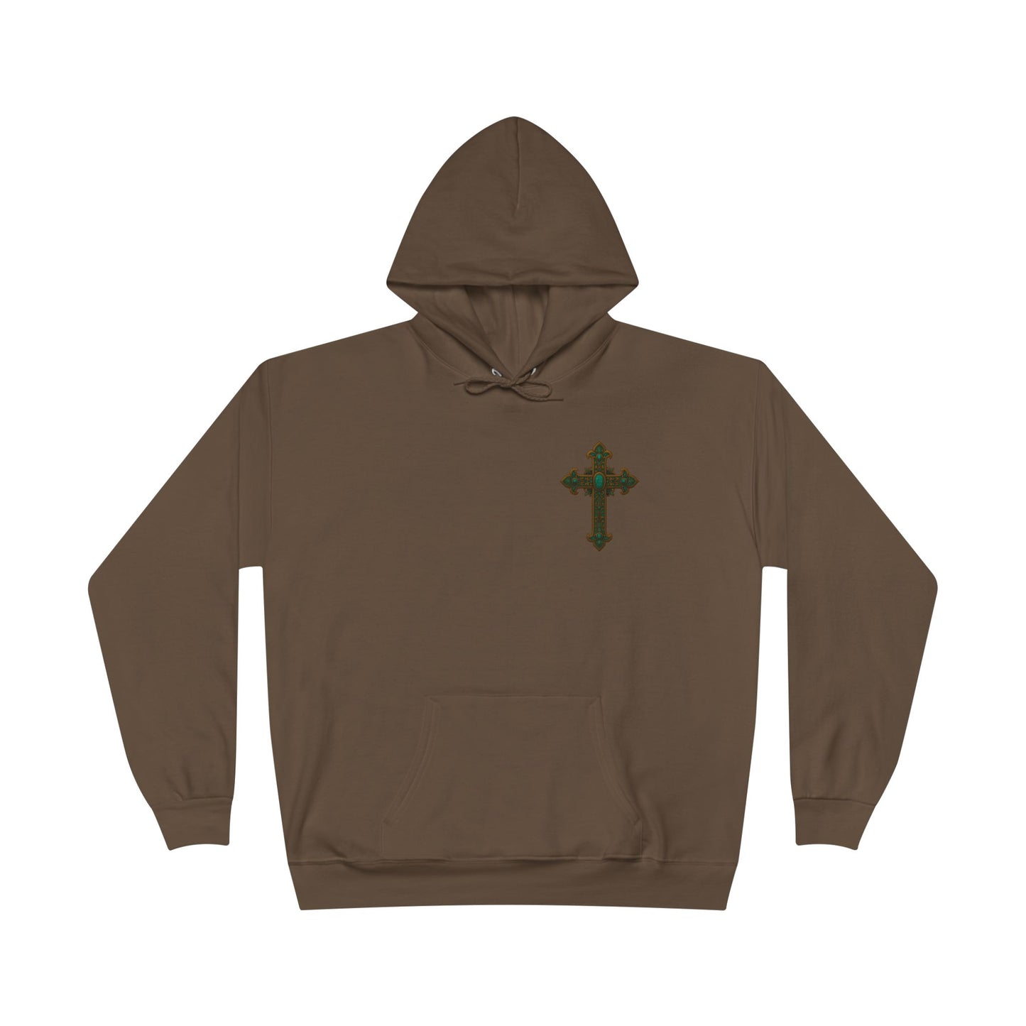 Lion of Judah Christian Hooded Sweatshirt – Unisex Faith Hoodie with Cross & Revelation 5:5 Design