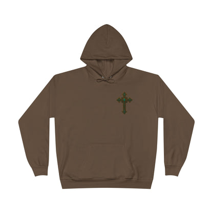 Lion of Judah Christian Hooded Sweatshirt – Unisex Faith Hoodie with Cross & Revelation 5:5 Design