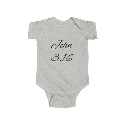 John 3:16 Baby - Scripture Onesie