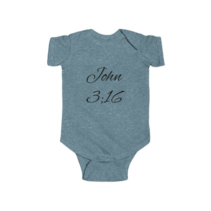 John 3:16 Baby - Scripture Onesie