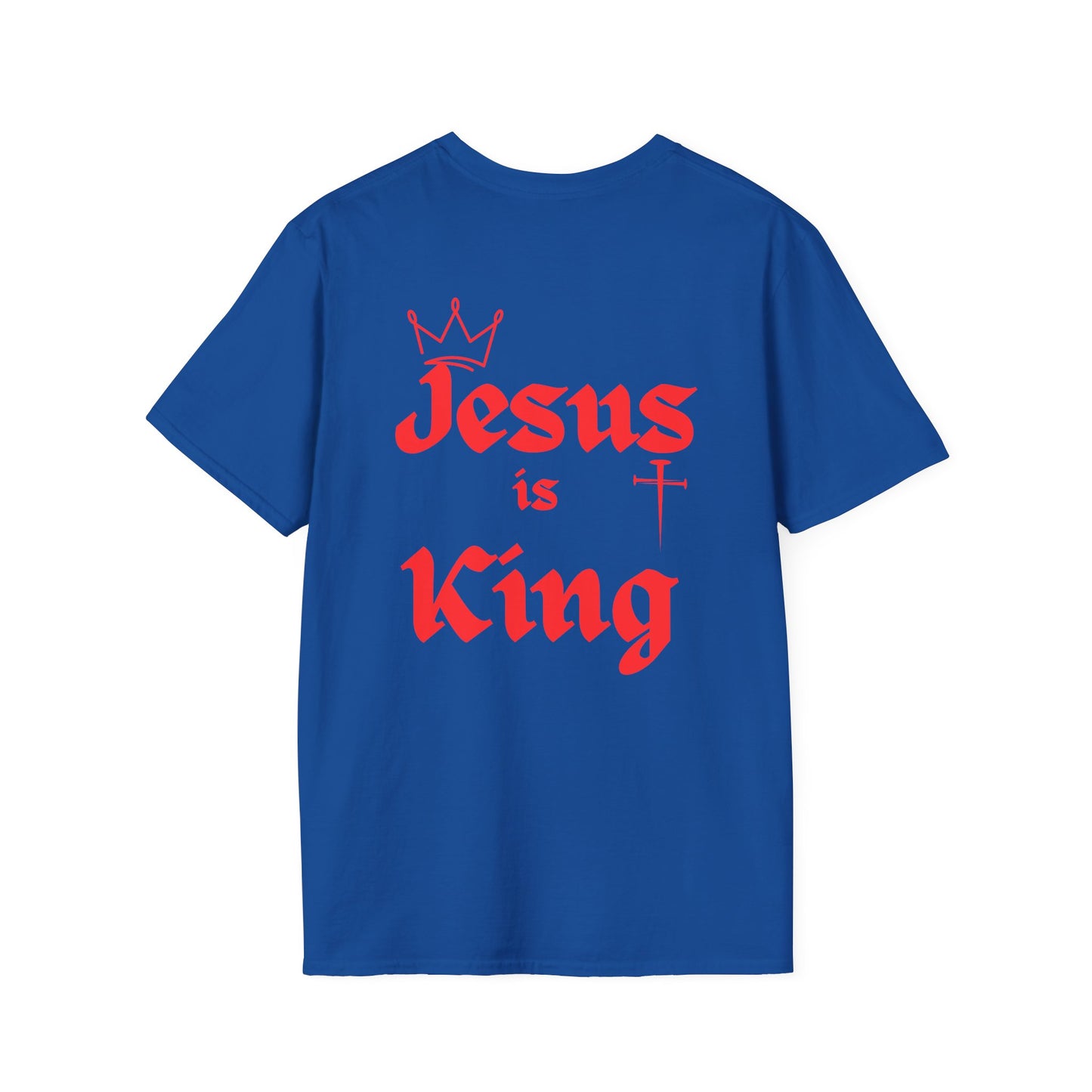 Christian Cross T-Shirt — 'Jesus is King' Graphic Tee