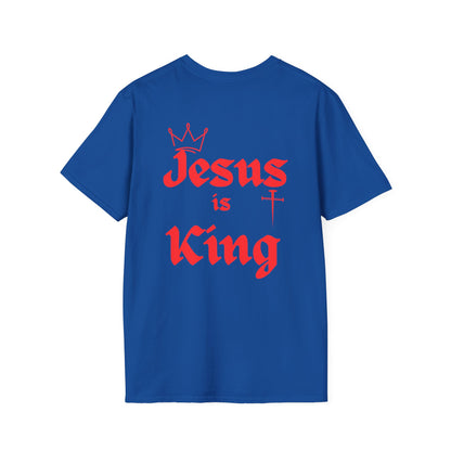 Christian Cross T-Shirt — 'Jesus is King' Graphic Tee