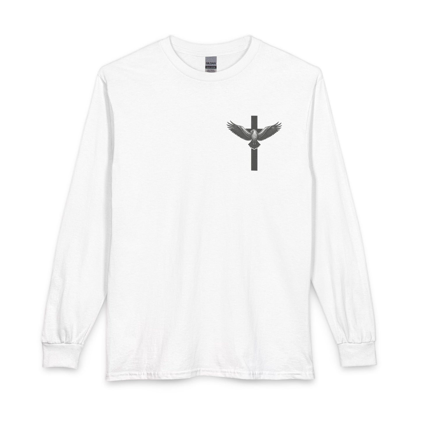 Under His Wings Long-Sleeve Christian T-Shirt for Men & Women – Psalm 91:4 Faith Shirt | Gather & Co. LLC