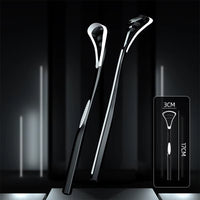 “Men’s Black Tongue Scraper – Oral Hygiene Tool for Fresh Breath & Daily Cleaning”