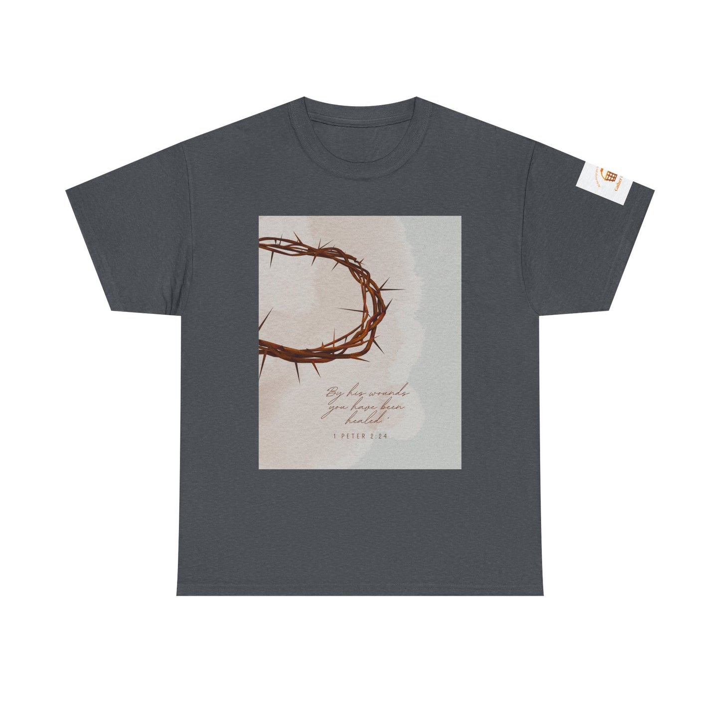 By His Wounds Tee -  Isaiah 53:5 Inspired Christian Shirt