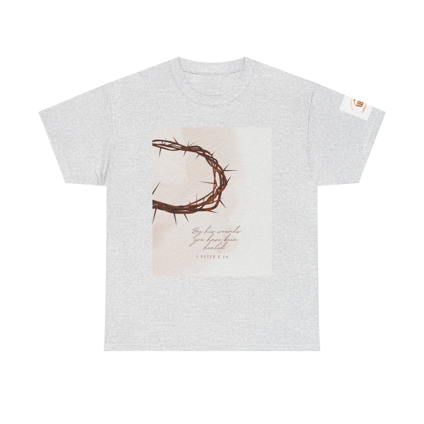 By His Wounds Tee -  Isaiah 53:5 Inspired Christian Shirt