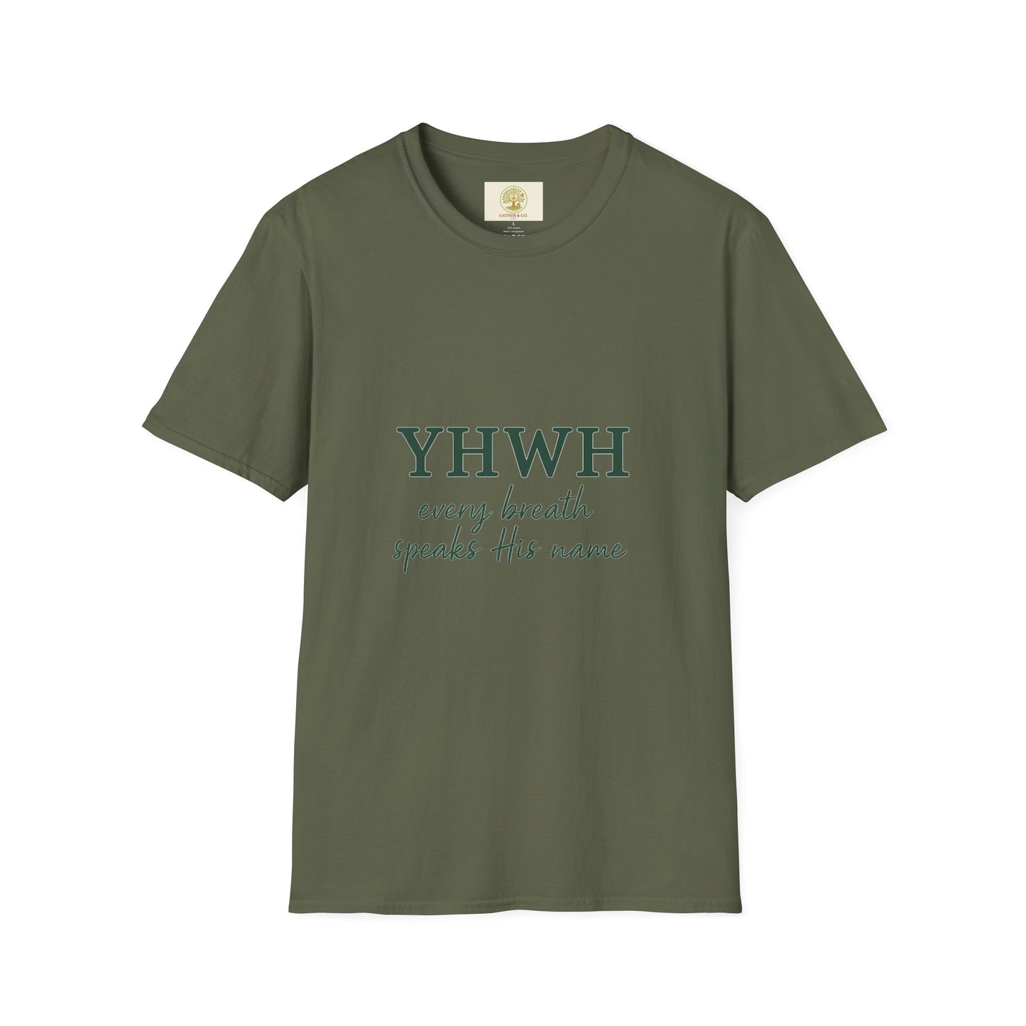 YHWH Inspirational T-Shirt for Spiritual Connection