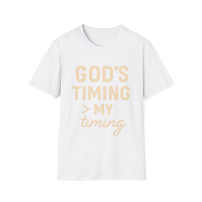 God's Timing Is Perfect Tee - Unisex Christian Shirt