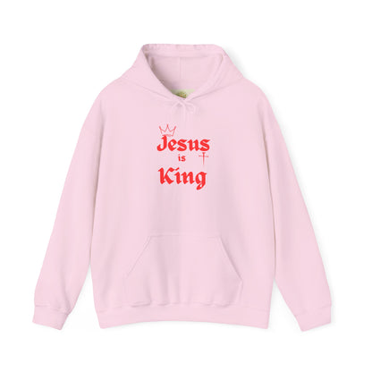Jesus Is King Hoodie - Christian Faith Graphic Pullover