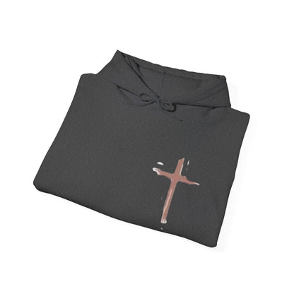 FAITH Christian Hoodie – Cross + Scripture Design | Gather & Co. LLC