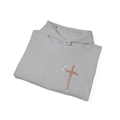 FAITH Christian Hoodie – Cross + Scripture Design | Gather & Co. LLC