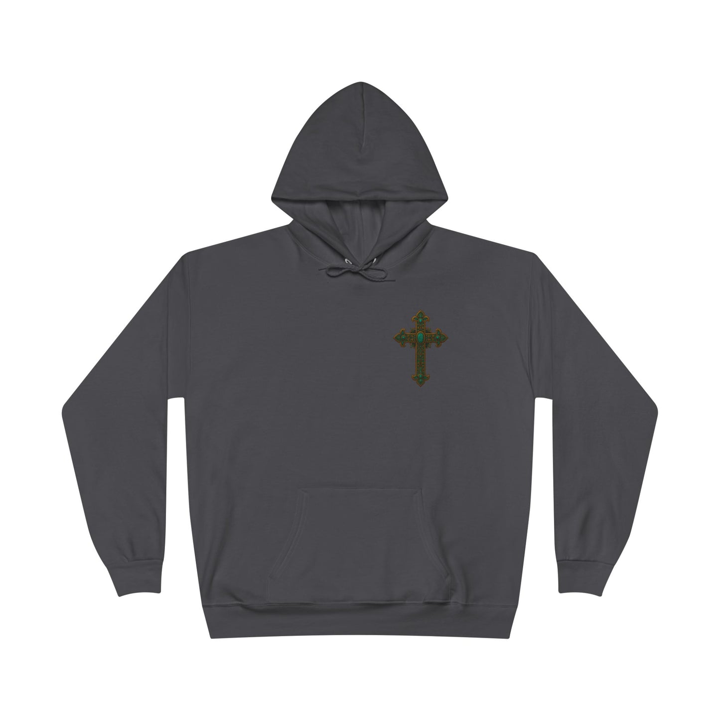 Lion of Judah Christian Hooded Sweatshirt – Unisex Faith Hoodie with Cross & Revelation 5:5 Design