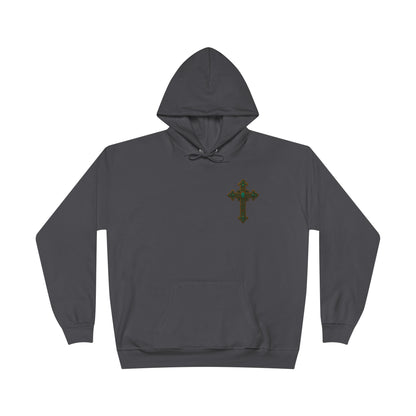 Lion of Judah Christian Hooded Sweatshirt – Unisex Faith Hoodie with Cross & Revelation 5:5 Design