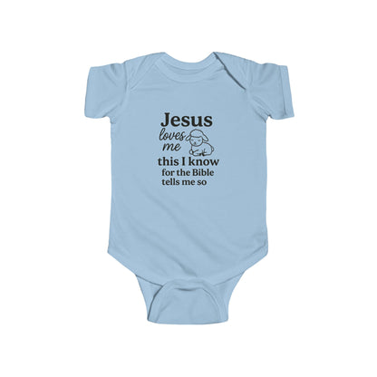 Jesus Loves Me - Christian Baby Onesie