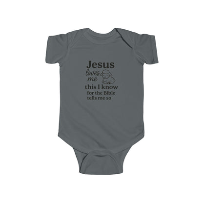 Jesus Loves Me - Christian Baby Onesie