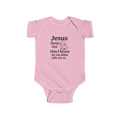 Jesus Loves Me - Christian Baby Onesie