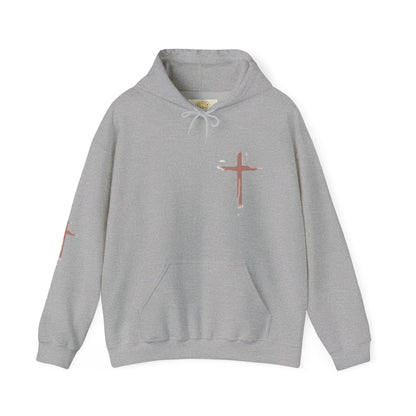 FAITH Christian Hoodie – Cross + Scripture Design | Gather & Co. LLC