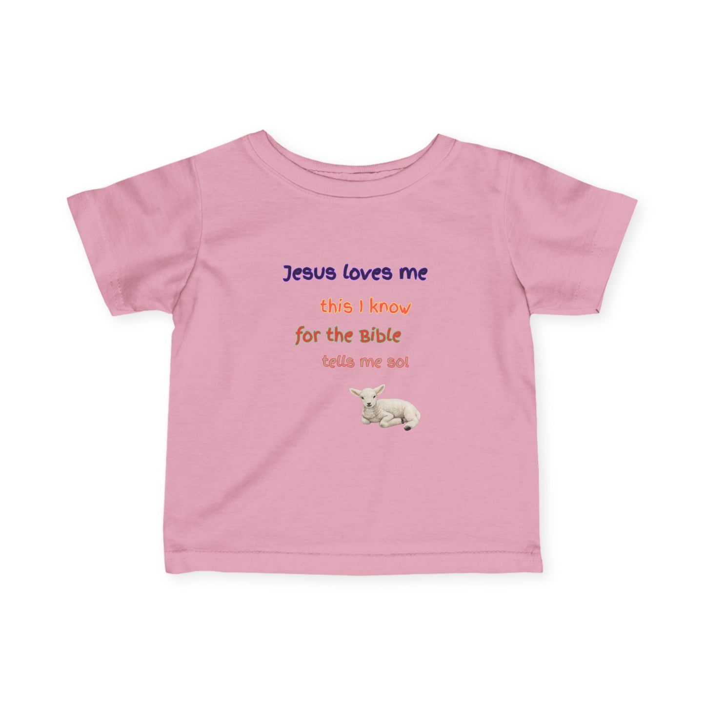 Children's  Hymn Tee " Jesus Loves me ".