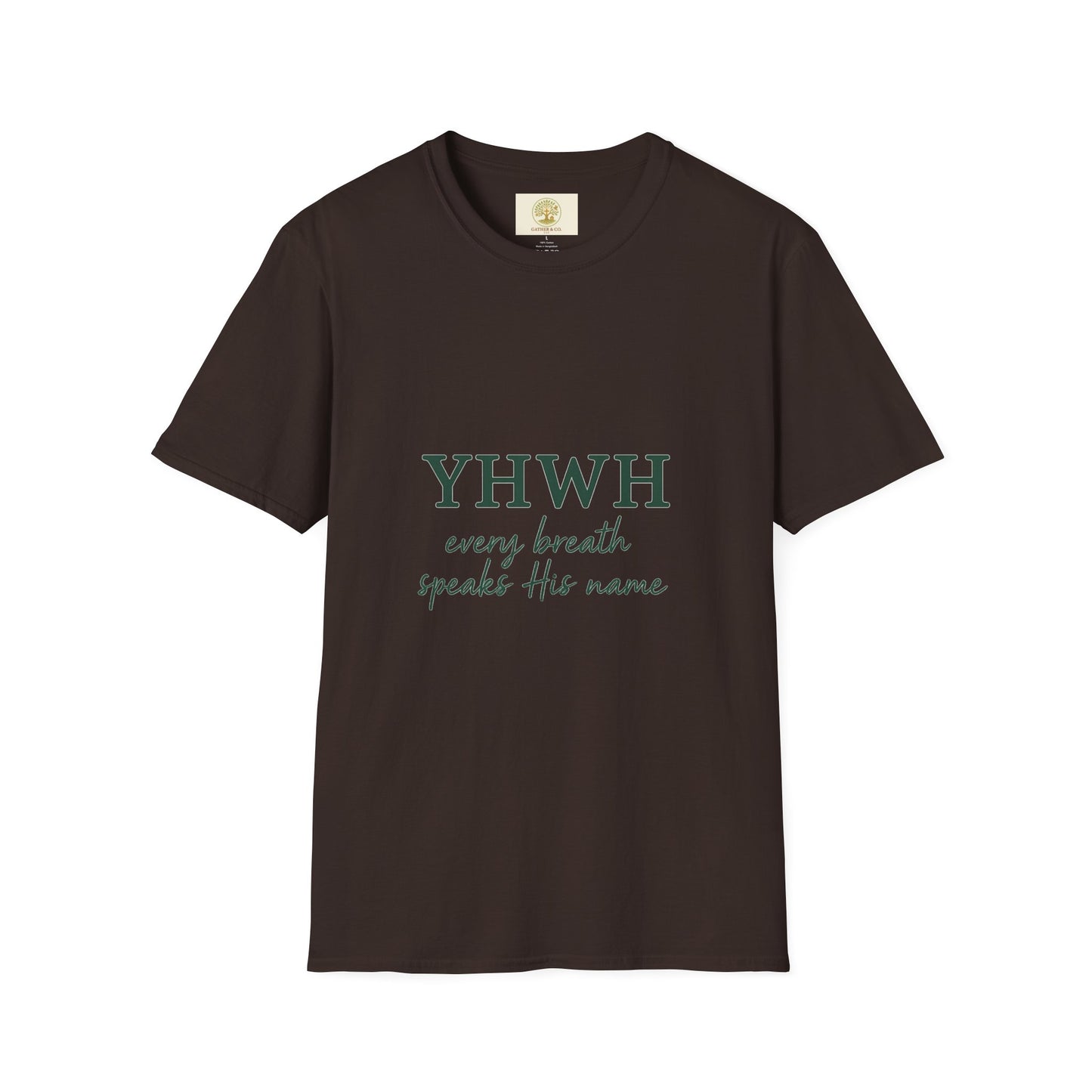 YHWH Inspirational T-Shirt for Spiritual Connection