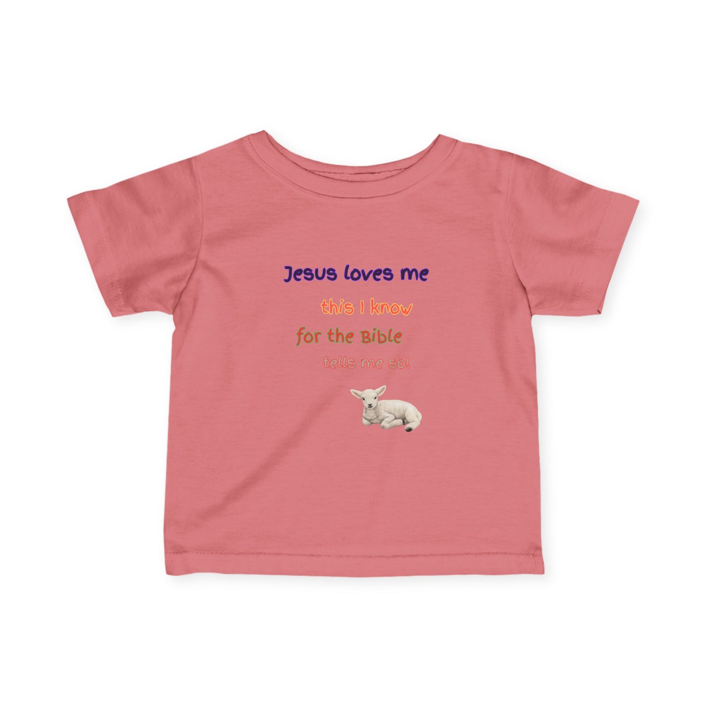 Children's  Hymn Tee " Jesus Loves me ".