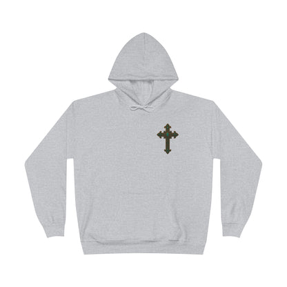 Lion of Judah Christian Hooded Sweatshirt – Unisex Faith Hoodie with Cross & Revelation 5:5 Design