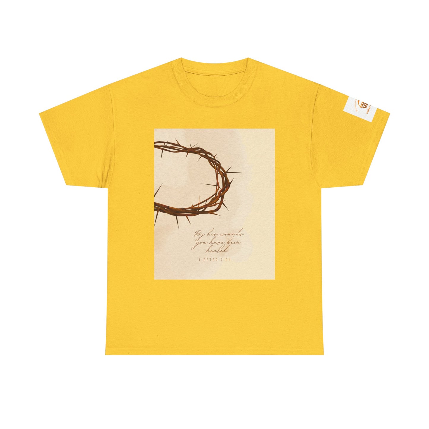 By His Wounds Tee -  Isaiah 53:5 Inspired Christian Shirt