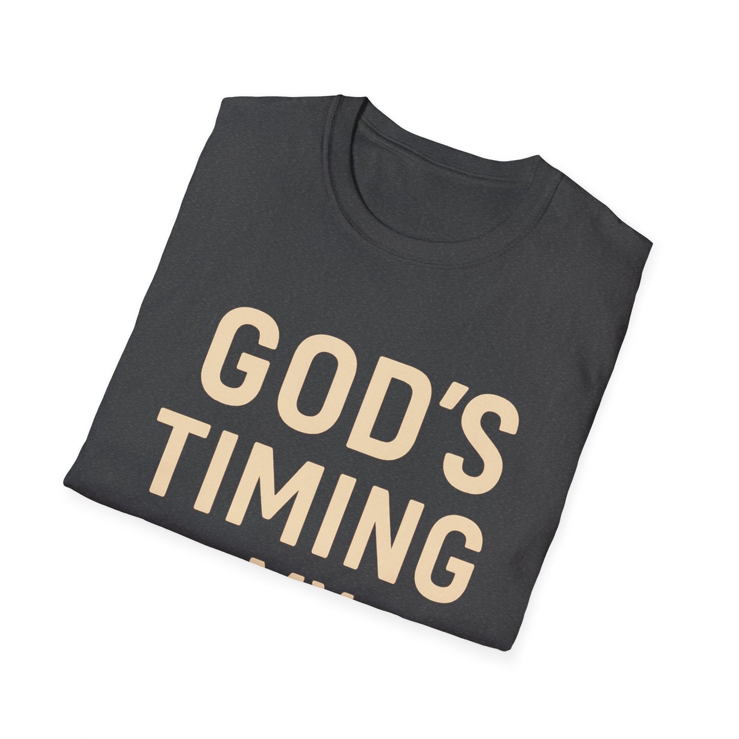 God's Timing Is Perfect Tee - Unisex Christian Shirt