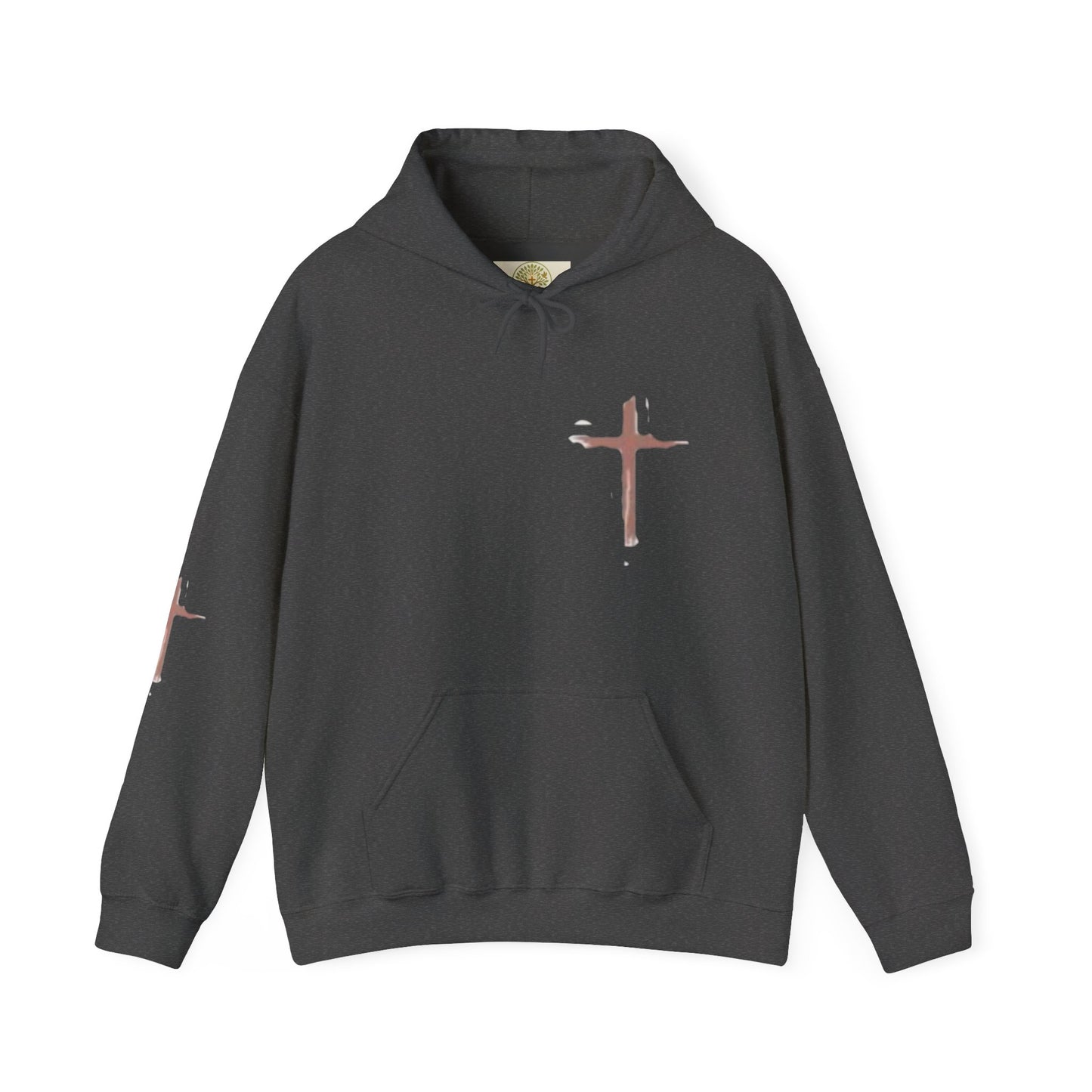 FAITH Christian Hoodie – Cross + Scripture Design | Gather & Co. LLC