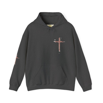 FAITH Christian Hoodie – Cross + Scripture Design | Gather & Co. LLC