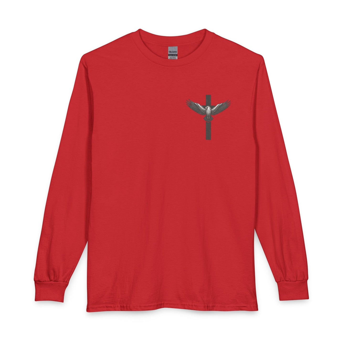 Under His Wings Long-Sleeve Christian T-Shirt for Men & Women – Psalm 91:4 Faith Shirt | Gather & Co. LLC