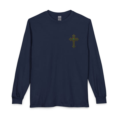 Lion of Judah Long Sleeve Christian T-Shirt | Unisex Faith Apparel – Gather & Co. LLC